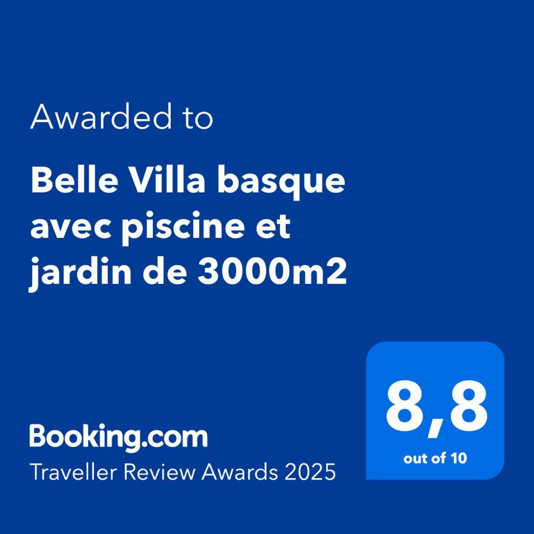 Belle Villa Basque Avec Piscine Et Jardin De 3000M2 圣让－德吕兹 外观 照片